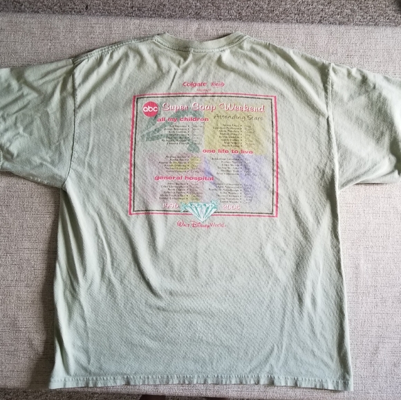 Disney World ABC Super Soap Weekend 2005 T shirt XL - Picture 5 of 13